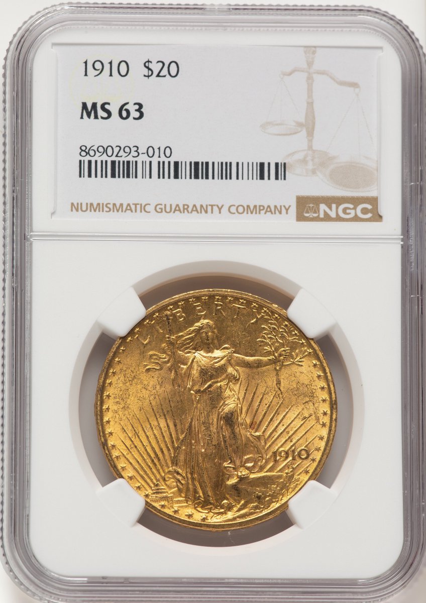 1910 Saint-Gaudens Double Eagles (1910 $20)