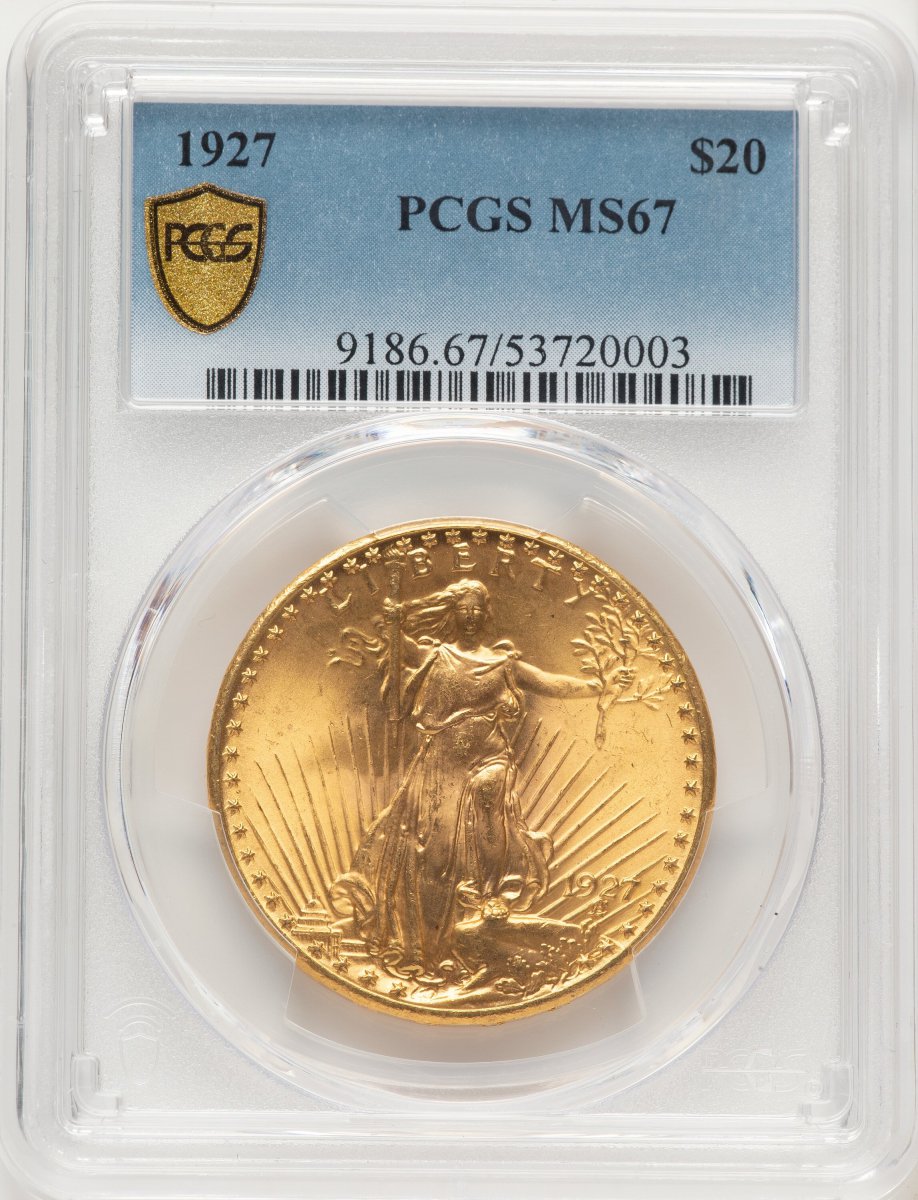 1927 Saint-Gaudens Double Eagles (1927 $20 PCGS Secure)