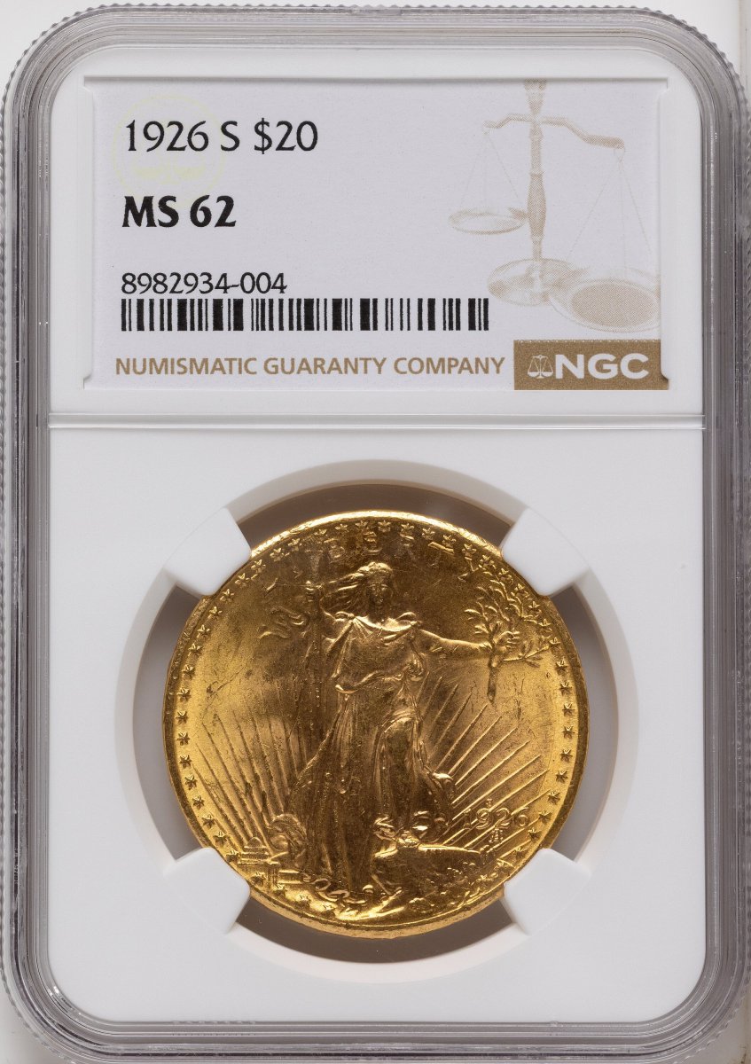 1926-S Saint-Gaudens Double Eagles (1926-S $20)