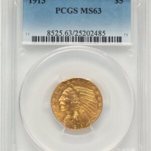 1913 Indian Half Eagles (1913 $5)