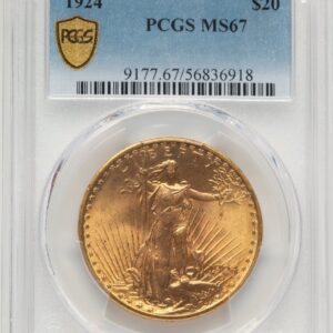 1924 Saint-Gaudens Double Eagles (1924 $20 Saint)