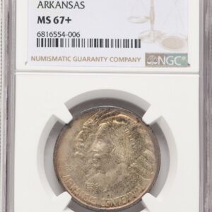 1936-S Commemorative Silver (1936-S 50C Arkansas, MS NGC Plus)