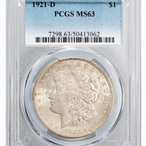 1921-D-Dollars - Morgan Dollar