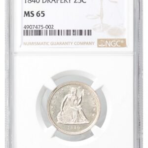 1840-Liberty Seated Quarter - Type 2 No Motto