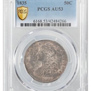 1835-Capped Bust Half Dollar - Type 1 Lettered Edge