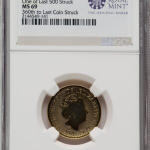 1000 Royal Succession (2023 G.B 1/4 OZ 2- COIN GOLD KING AND QUEEN BRITANNIA SET #360)