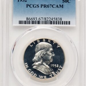 1952 Proof Franklin Half Dollars (1952 50C, CA)