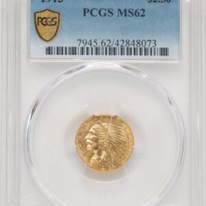 1913 Indian Quarter Eagles (1913 $2 1/2 PCGS Secure)