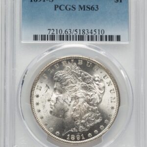 1891-S Morgan Dollars (1891-S S$1)