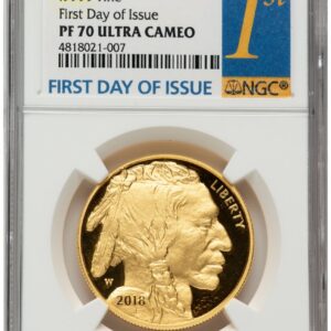 2018-W Modern Bullion Coins (2018-W Proof Gold Buffalo 1 oz FDI 1ST)