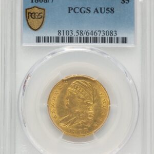 1808/7 Early Half Eagles (1808/7 $5 PCGS Secure)