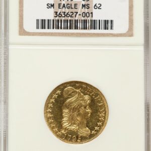 1795 Early Half Eagles (1795 $5 Small Eagle, MS)