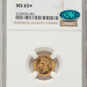 1883 Gold Dollars (1883 G$1 CAC NGC Plus)
