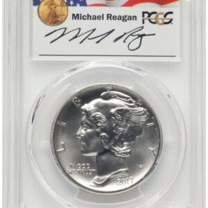 2017 Modern Bullion Coins (2017 Palladium Eagle 1 oz, MS Reagan Legacy Series Michael Reagan)