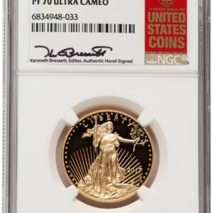 2017-W Modern Bullion Coins (2017-W Proof Gold Eagle 1/2 oz Kenneth Bressett Red Book)