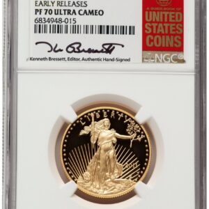 2011-W Modern Bullion Coins (2011-W Proof Gold Eagle 1/2 oz ER Kenneth Bressett Red Book)