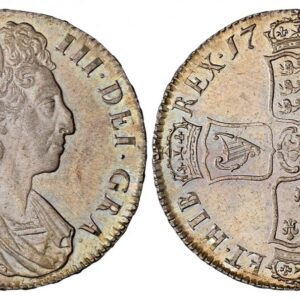 World Coins ("GREAT BRITAIN. England. William III. (King, 1694-1702). 1700 AR Crown. NGC MS63. Edge: DVODECIMO. Bust right / Third harp in left shield. KM 494.3; SCBC-3474; ESC-1010 (Prev. ESC-97). Beautifully toned and superbly struck example. With Roderick Richar)
