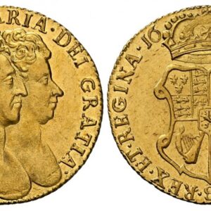 World Coins (GREAT BRITAIN. England. William and Mary. (Monarchs, 1689-1694). 1692 AV Guinea. NGC MS62. Conjoined heads of William and Mary right / Crowned shield of arms. KM 474.1; SCBC-3426; Fr.-303. Described as follows in The Millennia Collection: "" Arguably th)