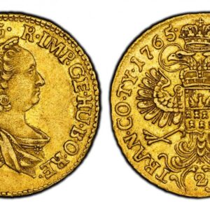 World Coins ("TRANSYLVANIA. Maria Theresa. 1765 AV 2 Ducats. PCGS AU55. Karlsburg (Alba Iulia) Mint. 6.95gm. M·THERESIA·D:G· R·IMP·GE·HU·BO·RE·. Maria Theresa right / AR·AU·DUX·BU·ME·P (2) TRAN·CO·TY (date). Crowned double headed eagle. KM 631; Fr.-540. Please use t)