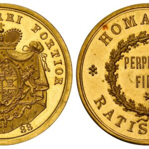 World Coins ("GERMAN STATES. Thurn And Taxis. Albert. (1881-1952). 1888 AV Ducat or Medallic Ducat. NGC MS64PL (Prooflike). Edge: Plain. 3.82gm. VIRTVS TVRRI FORTIOR. Crowned mantled shield of arms divides date below / HOMAGIVM RATISBONÆ// PERPETVA/ FIDE/ *. Legend a)