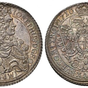 World Coins ("AUSTRIA. Joseph I. 1710/00 IMH AR Thaler. NGC MS63. Vienna. 44mm. 28.78gm. IOSEPHUS · D: G: RO IMP · S · A · GER · HV: BO: REX ·. Armored bust right without inner circle / ARCHIDVX · AUSTRIÆ · DVX · BVR · COM · TYROL ·. Without inner circle. KM 1505; Da)
