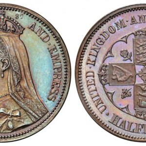 World Coins ("GREAT BRITAIN. Victoria. (Queen, 1837-1901). 1887 CU Pattern Halfpenny. NGC PR65BN (Brown). By Adolph Weyl. Edge: Milled. VICTORIA QUEEN AND EMPRESS. Crowned veiled bust, left; crown divides date above / UNITED. KINGDOM. AND. GREATER. BRITAIN • HALFPENN)