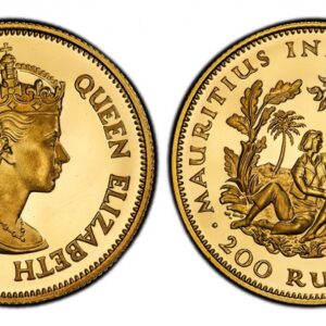 World Coins ("MAURITIUS. Elizabeth II. 1971 9 Piece Proof Set (Cent through 200 Rupees). PCGS PR66 - PR67DCAM (Deep Cameo) - RD (Red) Cameo. London or Llantrisant Mint. KM PS2. From a mintage of 750 sets issued for the date. Please use these links to verify the PCG)