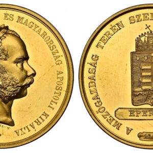 World Coins ("AUSTRIA. Franz Joseph I. (Emperor, 1848-1916). 1898-Dated AV Medal (8 Ducat weight). NGC PR61 Cameo. By Josef Tautenhayn. Vienna. 39mm. 28.00gm. Laureate bust, right; signed below truncation / Crowned shiled of arms; inscribed banner [EPERJES] and date )
