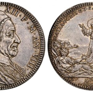 World Coins (."ITALIAN STATES. Papal States. Innocent XII, Antonio Pignatelli. (Pontiff, 1615-1691-1700). 1698-VIII AR Piastra, Scudo of 80 Bolognini. NGC MS61. Rome. INNOCEN·XII·P·M·AN·VII·// S.VRBA·OP·. Capped bust, right; signed below truncation / GRATIA·VOBIS·ET·)