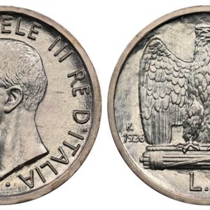 World Coins (."ITALY. Vittorio Emanuele III. 1926-R AR Pattern 5 Lire. NGC MS67. Rome. Edge: *FERT*. Head left / Eagle with open wings standing on fascis. KM Pr38 (cf. KM 67.1); Pagani 226 (Prova Technica); Montenegro 213. Currently the finest known at NGC as of Jan)