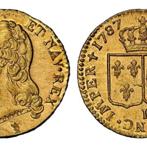 World Coins (."FRANCE. Louis XVI. 1787-I AV Louis dOr. NGC MS66. Limoges. LUD · XVI · D · G · FR · ET NAV · REX ·. Head left / CHRS · REGN · VINC · IMPER. Crowned arms of France and Navarre in shields. KM 591.7; Fr.-475; Gad.-361. Prooflike surfaces although not de)