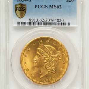 1854-S Liberty Double Eagles (1854-S $20 PCGS Secure)