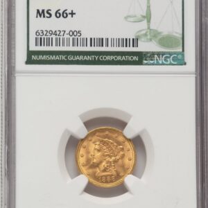 1888 Liberty Quarter Eagles (1888 $2 1/2 NGC Plus)