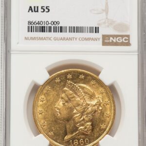 1860 Liberty Double Eagles (1860 $20)