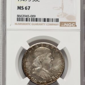 1949-S Franklin Half Dollars (1949-S 50C, MS)