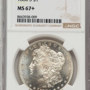 1880-S Morgan Dollars (1880-S S$1 NGC Plus)