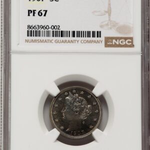 1907 Proof Liberty Nickels (1907 5C)