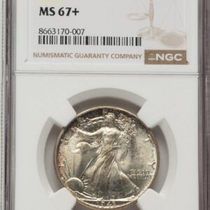1943 Walking Liberty Half Dollars (1943 50C NGC Plus)
