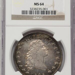 1795 Early Dollars (1795 S$1 Flowing Hair, Three Leaves)