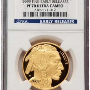 2009-W Modern Bullion Coins (2009-W Proof Gold Buffalo 1 oz ER Blue)