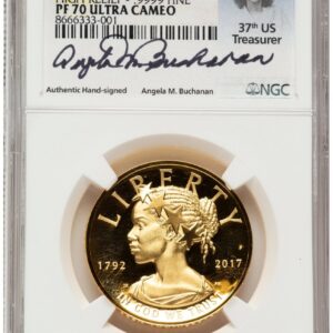 2017-W Modern Bullion Coins (2017-W G$100 American Liberty High Relief, DC Angela Buchanan)