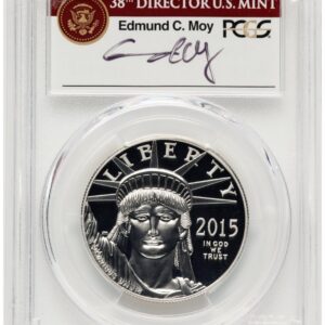 2015-W Modern Bullion Coins (2015-W Proof Platinum Eagle 1 oz Ed Moy)
