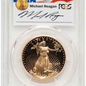 1997-W Modern Bullion Coins (1997-W Proof Gold Eagle 1 oz Reagan Legacy Series Michael Reagan)