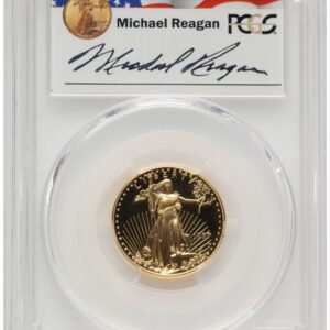 1997-W Modern Bullion Coins (1997-W Proof Gold Eagle 1/4 oz Reagan Legacy Series Michael Reagan)