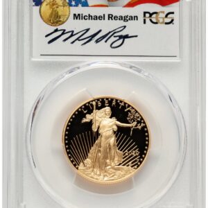 2020-W Modern Bullion Coins (2020-W Proof Gold Eagle 1/2 oz FDI Reagan Legacy Series Michael Reagan)