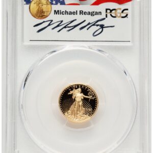 2020-W Modern Bullion Coins (2020-W Proof Gold Eagle 1/10 oz FDI Reagan Legacy Series Michael Reagan)