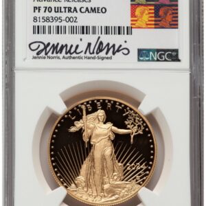 2024-W Modern Bullion Coins (2024-W Proof Gold Eagle 1 oz AR Jennie Norris Reagan Bust Art)