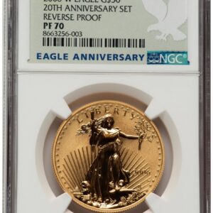 2006-W Modern Bullion Coins (2006-W Reverse Proof Gold Eagle 1 oz Eagle Anniversary Label)