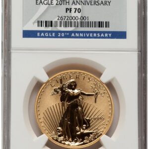 2006-W Modern Bullion Coins (2006-W Reverse Proof Gold Eagle 1 oz 20th Anniversary)