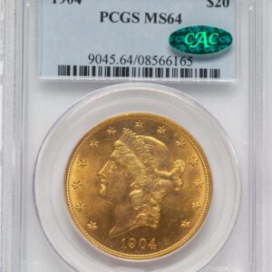 1904 Liberty Double Eagles (1904 $20 Liberty CAC)
